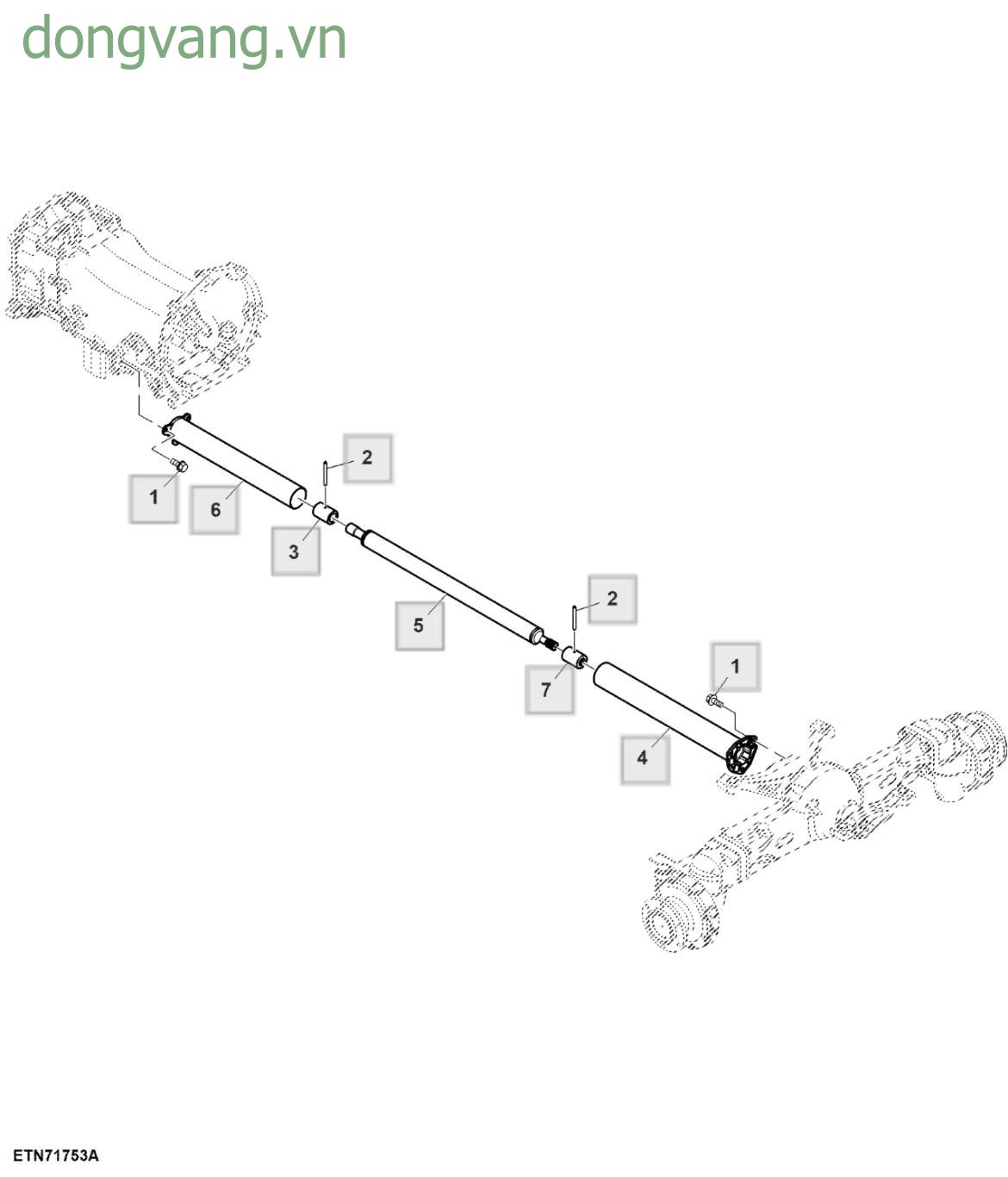 Trục truyền động, Truyền động bánh trước - ST558800